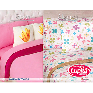 SABANAS DE FRANELA ALEGRA IND (Primavera)