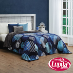 COBERTOR DE BORREGA BLUE KING SIZE (Elefantito 25)