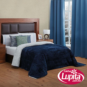 COBERTOR BICOLOR MARINO KING SIZE (Elefantito 25)