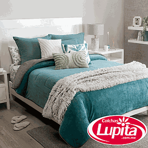 COBERTOR INVERNAL MAT/IND TURQUESA (Vianney 24)