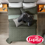 EDREDON NOVO QS/MAT XL OLIVO (Vianney 24)