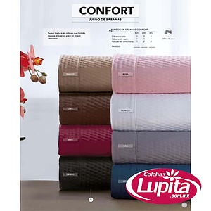 SABANAS CONFORT VINO INDIVIDUAL (Elefantito 25)